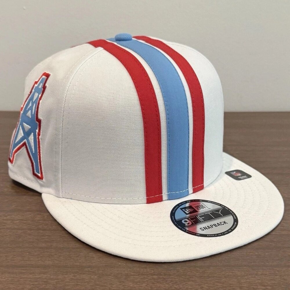New Era Houston Oilers Historic Throwback Helmet 9FIFTY 950 Snapback Hat Cap NEW
